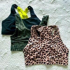 Fabletics 3 pack sports bras